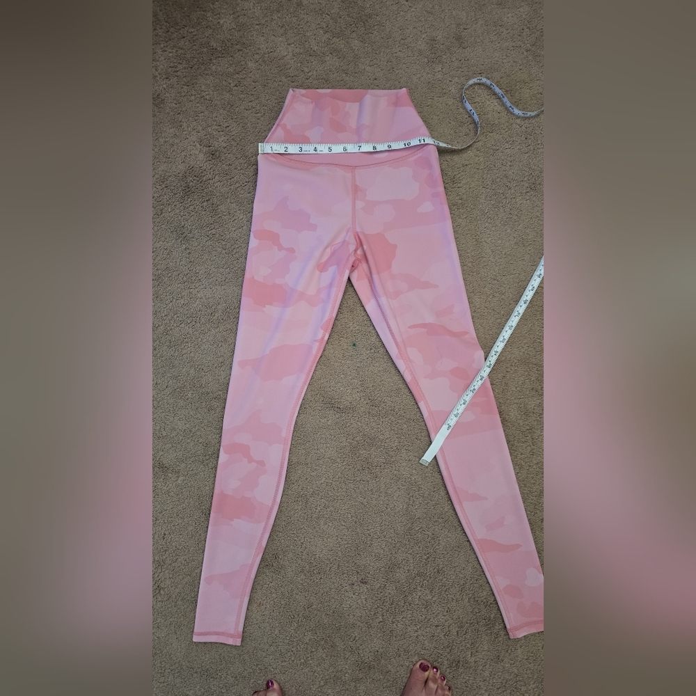 ALO Yoga Vapor Pink Camo Leggings - Picture 2 of 5